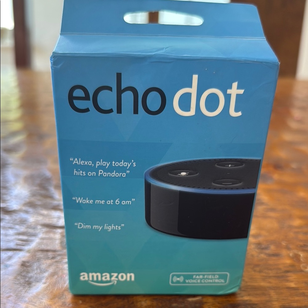 Amazon Echo Dot in Blue